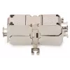 DIGITUS Field Termination Coupler CAT6A, 500 MHz AWG 22-26 jaoks, täielikult varjestatud keystone disain, 26x35x80 mm