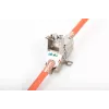 DIGITUS Field Termination Coupler CAT6A, 500 MHz AWG 22-26 jaoks, täielikult varjestatud keystone disain, 26x35x80 mm