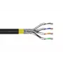 DIGITUS paigalduskaabel - CAT 7A - S/FTP - AWG 22/1 simplex - 500m - kollane - Dca-s1a d1 a1