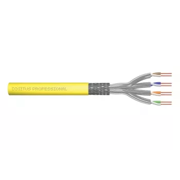 DIGITUS paigalduskaabel - CAT 7A - S/FTP - AWG 22/1 simplex - 500 m - kollane - B2ca