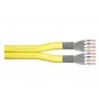 DIGITUS paigalduskaabel - Cat 7a - S/FTP - AWG 22/1 duplex - 100 m - Kollane