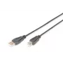 DIGITUS USB 2.0 kaabel tüüp A-B M/m 3m USB 2.0 vastavuses