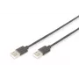 DIGITUS USB 2.0 ühenduskaabel, tüüp A M/M, 5 m, USB 2.0 ühilduv, must