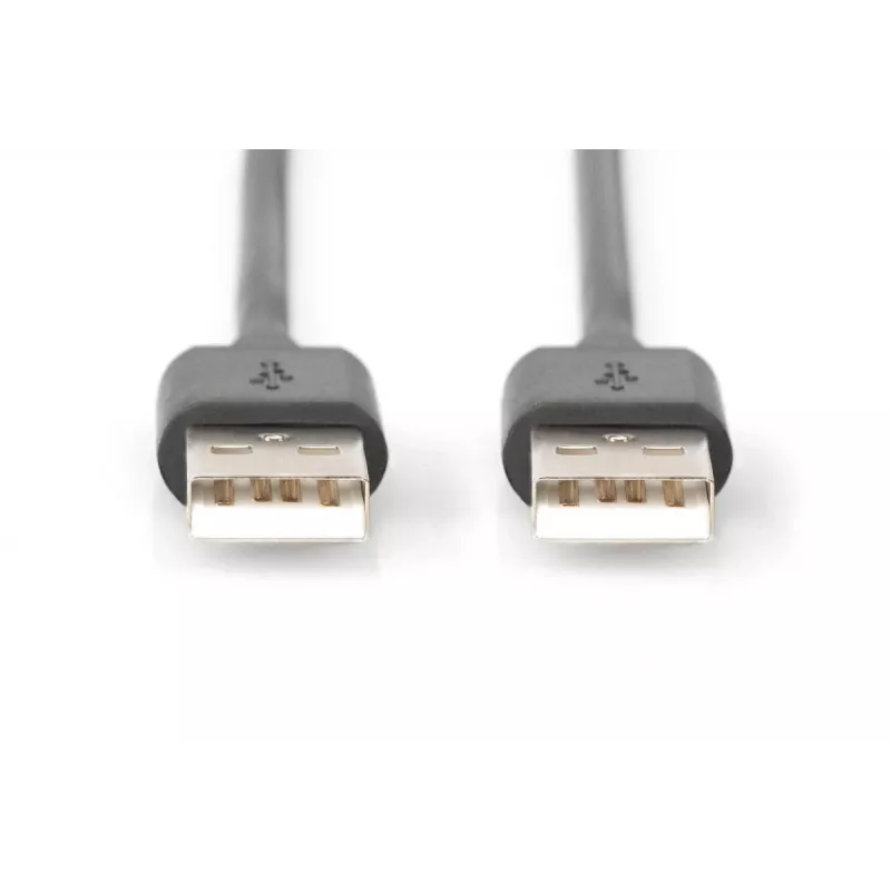 DIGITUS USB 2.0 ühenduskaabel, tüüp A M/M, 5 m, USB 2.0 ühilduv, must