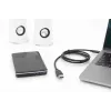 DIGITUS ASSMANN USB USB-C ühenduskaabel, Type C to A M/M, 1m täisfunktsionaalne, Gen2, 3A, 10GB, 3.1 versioon, CE, must