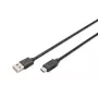 DIGITUS ASSMANN USB Type-C ühenduskaabel, tüüp C – A M/M, 3m, 3A, 480MB, 2.0 versioon, must