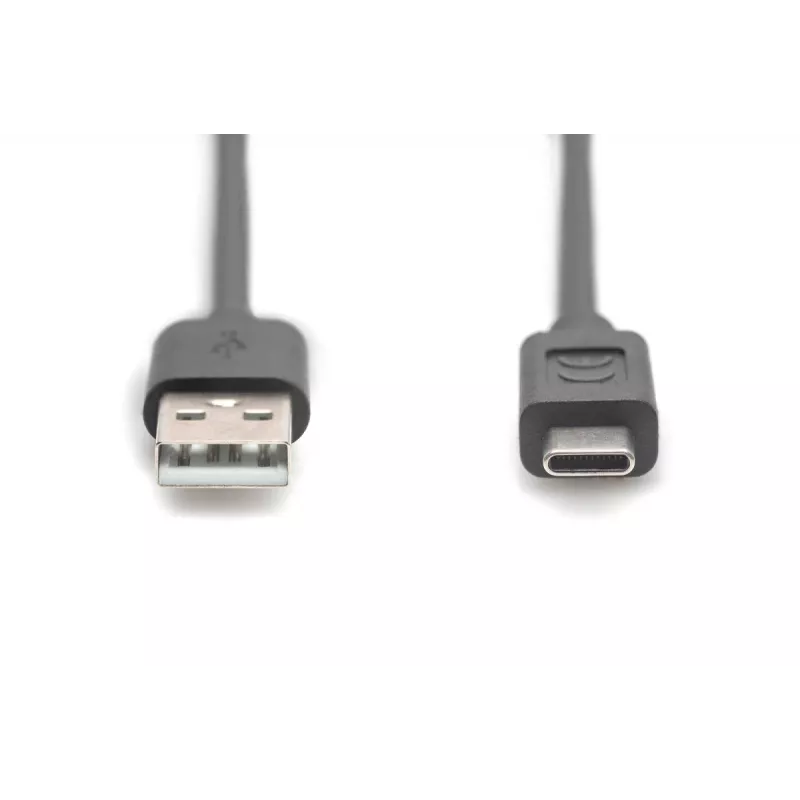 DIGITUS ASSMANN USB Type-C ühenduskaabel, tüüp C – A M/M, 3m, 3A, 480MB, 2.0 versioon, must