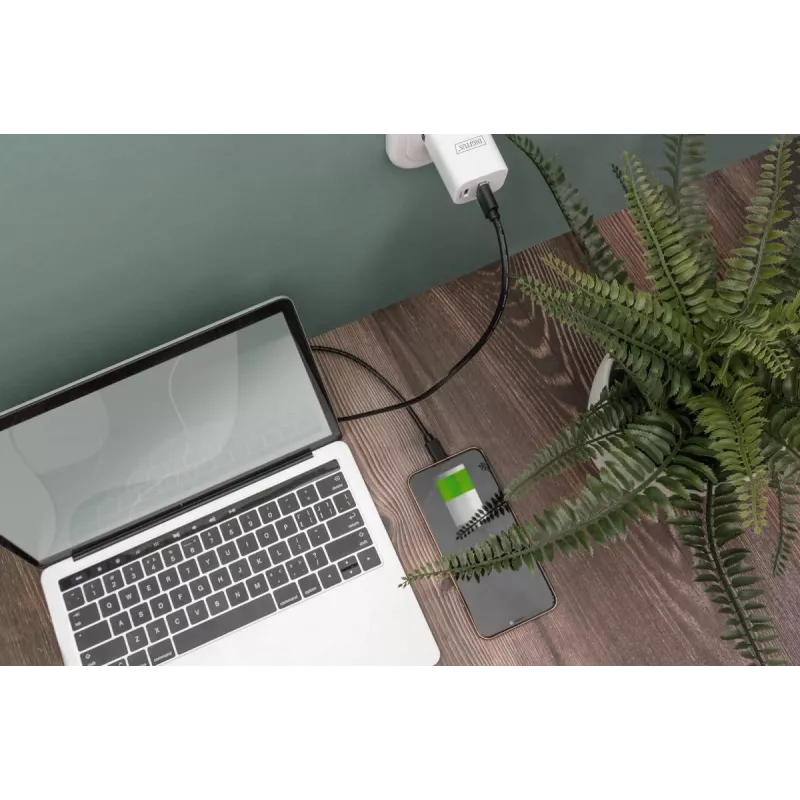 DIGITUS ASSMANN USB Type-C ühenduskaabel, tüüp C – A M/M, 3m, 3A, 480MB, 2.0 versioon, must