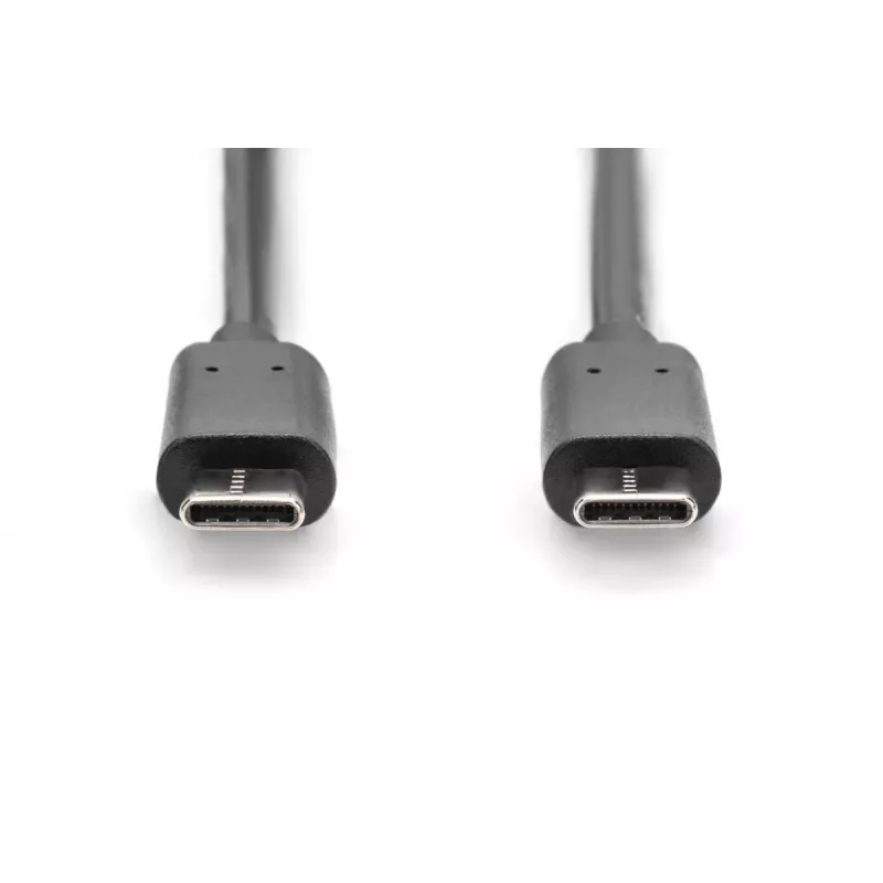 DIGITUS ASSMANN USB Type-C ühenduskaabel, tüüp C-C M/M, 3m, High-Speed, must
