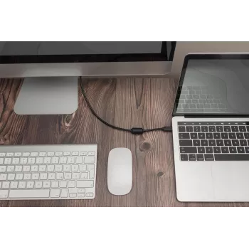 DIGITUS USB USB-C adapterkaabel, USB-C DP-le M/M, 2 m 4K/60 Hz, 32,4 Gbit/s, CE, must