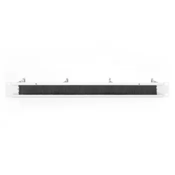DIGITUS 1U kaablikorralduspaneel harjaga 4x terasrõngast 40x75 mm, hall (RAL 7035)