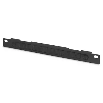 DIGITUS 10-tolline kaablihalduspaneel 0,5U kaablihari 22x254x12mm must