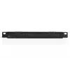 DIGITUS 10-tolline kaablihalduspaneel 0,5U kaablihari 22x254x12mm must
