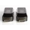 DIGITUS Mini HDMI pikenduskomplekt, Full HD 50m CAT6/6A/7, toide Micro USB kaabli kaudu, must