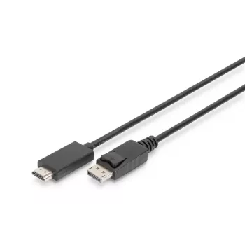 DIGITUS DisplayPort adapterkaabel. DP - HDMI tüüp A (AK-340303-010-S)