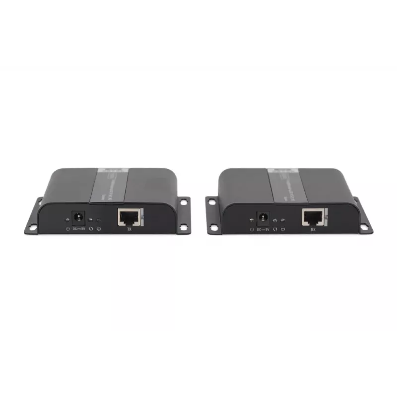 DIGITUS 4K HDMI pikenduskomplekt üle IP / CAT 5, 6 (120 m), täielik PoE-toide, UHD 4K/30Hz