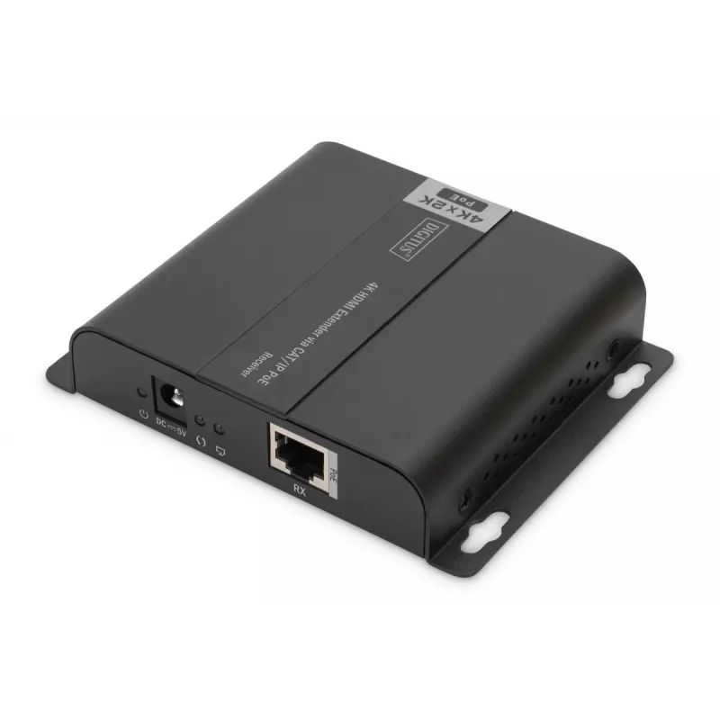 DIGITUS 4K HDMI pikendaja, vastuvõtjaüksus üle IP/CAT 5, 6 (120m), PoE-toitega
