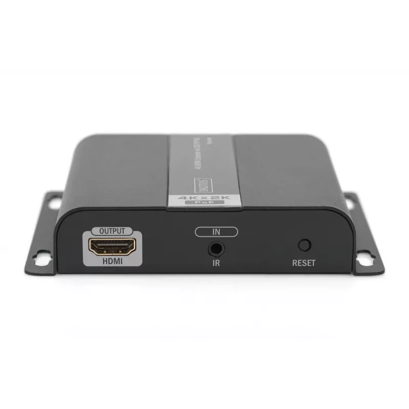 DIGITUS 4K HDMI pikendaja, vastuvõtjaüksus üle IP/CAT 5, 6 (120m), PoE-toitega