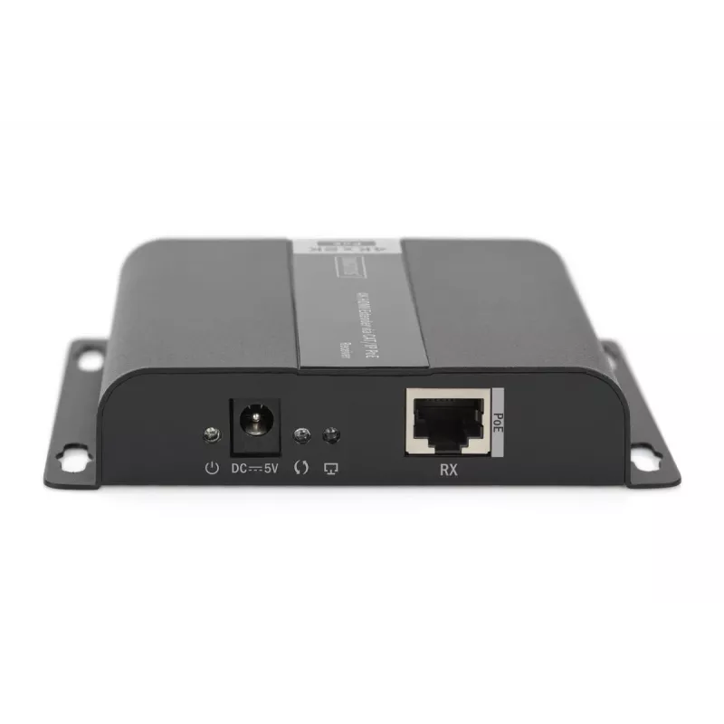DIGITUS 4K HDMI pikendaja, vastuvõtjaüksus üle IP/CAT 5, 6 (120m), PoE-toitega
