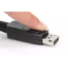 DIGITUS DisplayPort ühenduskaabel, DP M/M, 5 m lukustusega, Ultra HD 8K, vers. 1.3/1.4, must
