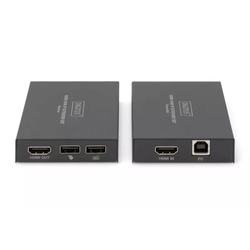 AV-saatja ja -vastuvõtja, Digitus, HDMI KVM IP pikenduskomplekt, 1920 x 1200 pikslit, 150 m