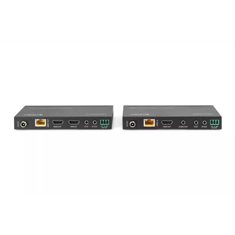 DIGITUS HDBaseT HDMI pikenduskomplekt 150 m 4K/60 Hz 18 Gbps YUV 444 HDR