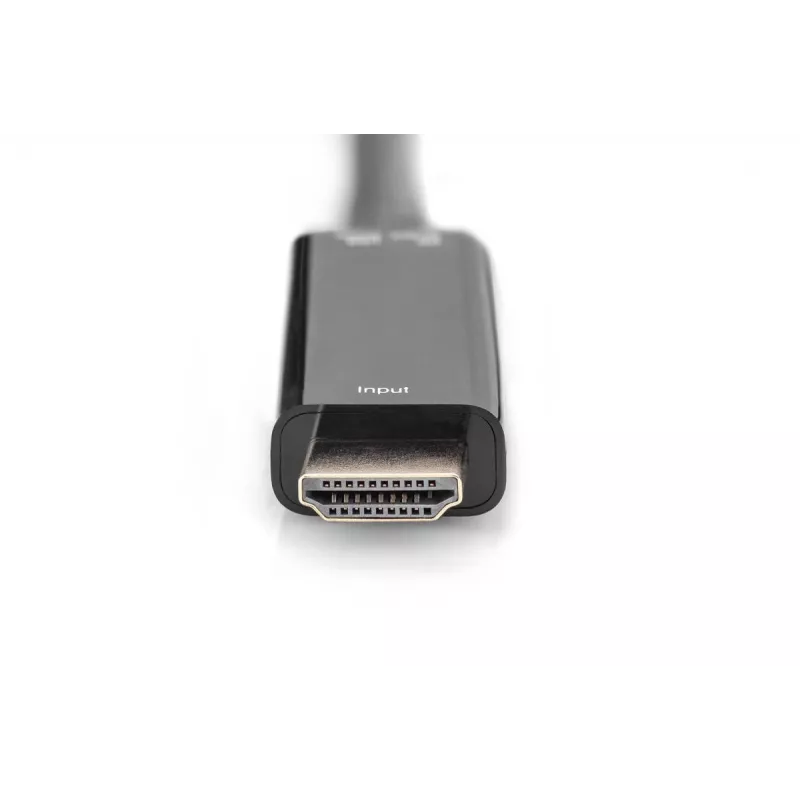 Digituse 4K HDMI-adapter HDMI-DisplayPort 0,2 m HDMI-tüüp A USB