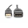 Digituse 4K HDMI-adapter HDMI-DisplayPort 0,2 m HDMI-tüüp A USB