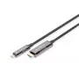 DIGITUS USB - Type C to HDMI AOC FO adapterkaabel, HDMI versioon 2.0; maks 4Kx2K@60Hz; 20 m