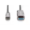 DIGITUS USB - Type C to HDMI AOC FO adapterkaabel, HDMI versioon 2.0; maks 4Kx2K@60Hz; 20 m