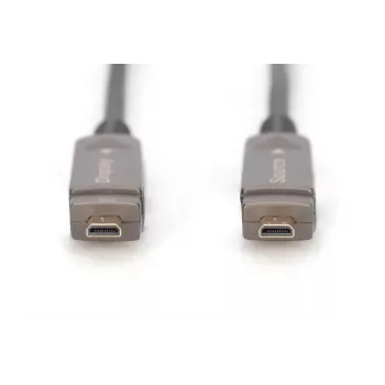 Digitus 4K HDMI AOC hübriid fiiberoptiline kaabel 10 m isane isasele 18 Gbit/s