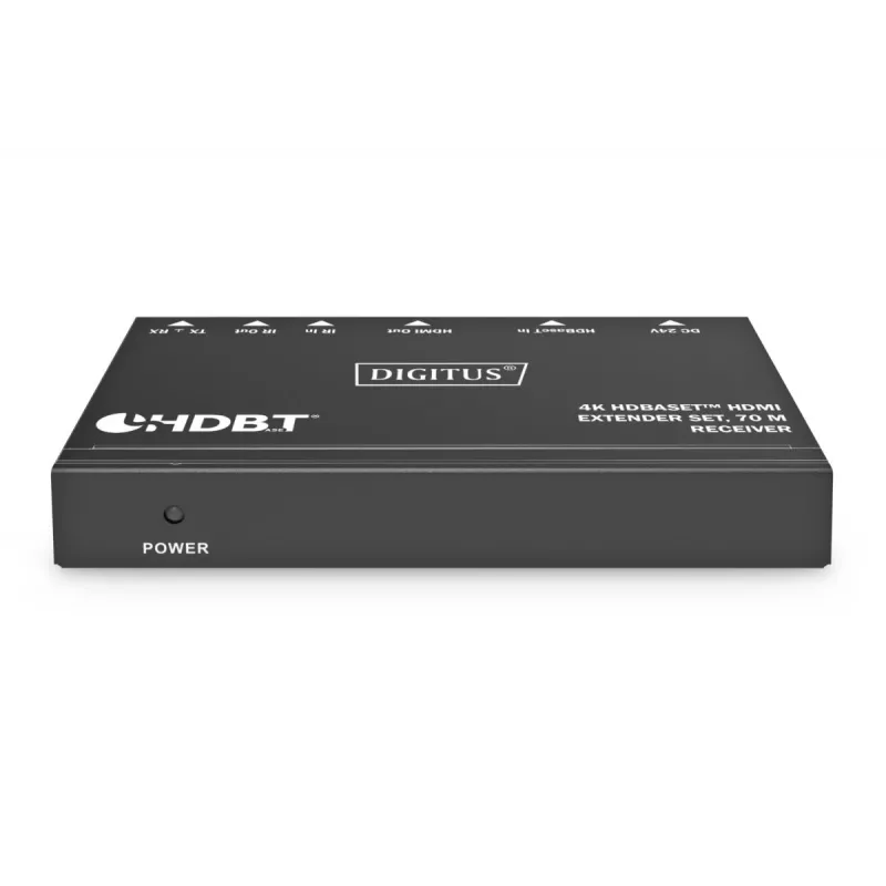 DIGITUS 4K HDBaseT pikenduskomplekt 70m PoC RS232 IR must