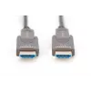 DIGITUS 4K - HDMI AOC hübriidkiudoptiline kaabel eemaldatava 20 m pistikuga