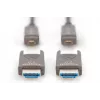 DIGITUS 4K - HDMI AOC hübriidkiudoptiline kaabel eemaldatava 20 m pistikuga