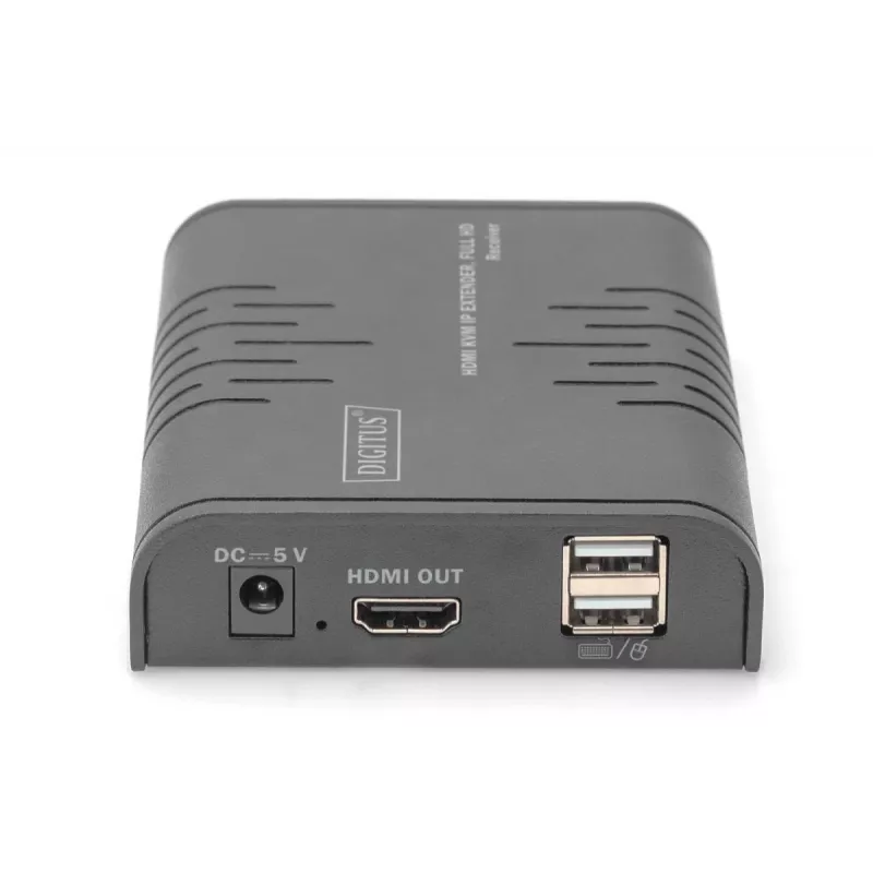 Digitus HDMI KVM IP-pikendaja vastuvõtja Full HD juhtmega 120 m USB