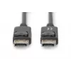 DIGITUS DisplayPort ühenduskaabel, DP M/M, 2m lukustusega, DP 1.2, Ultra HD 4K must
