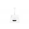 DIGITUS ASSMANN DisplayPort adapteri kaabel, mini DP - HDMI tüüp A M/F, 20cm HDMI Ver. 2.0, aktiivne, CE, kuld, valge