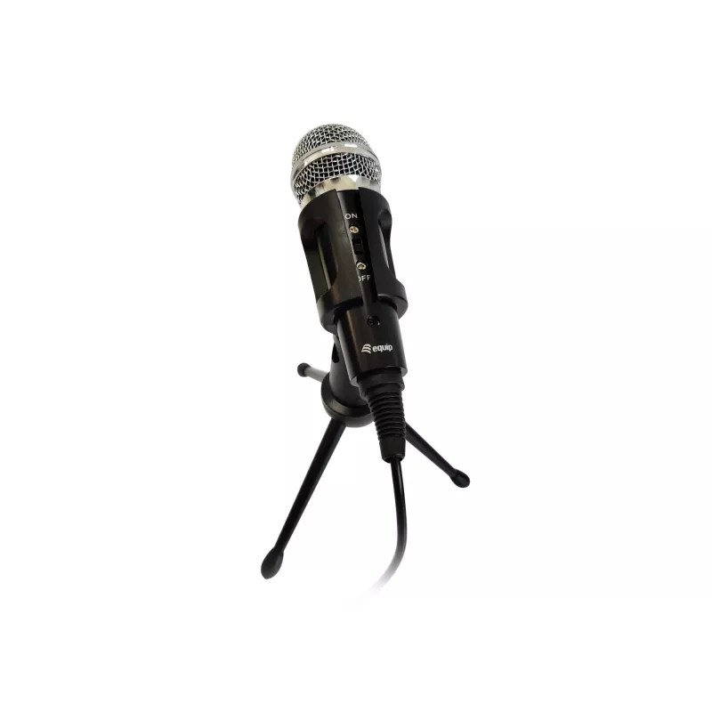 Equip Mini Lauamikrofon, Lauamikrofon, -30 dB, 30–16000 Hz, 2200 Ω, Juhtmega, 3,5 mm (1/8 tolli)