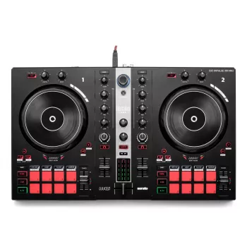 Hercules INPULSE 300 MK2 Vinyl scratcher Must, Red