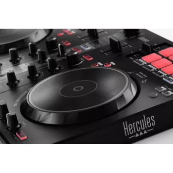 Hercules INPULSE 300 MK2 Vinyl scratcher Must, Red
