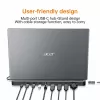 Acer 13-in-1 USB-C Minidock Wired USB 3.2 Gen 1 Must