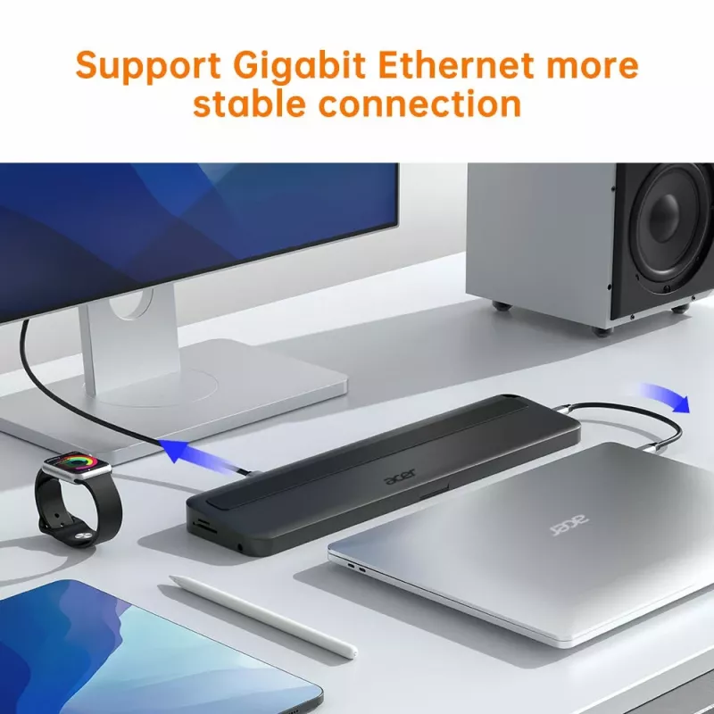 Acer 13-in-1 USB-C Minidock Wired USB 3.2 Gen 1 Must