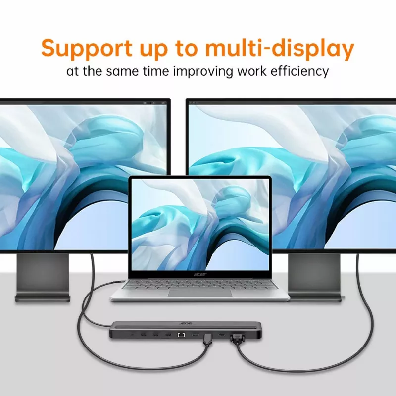 Acer 13-in-1 USB-C Minidock Wired USB 3.2 Gen 1 Must