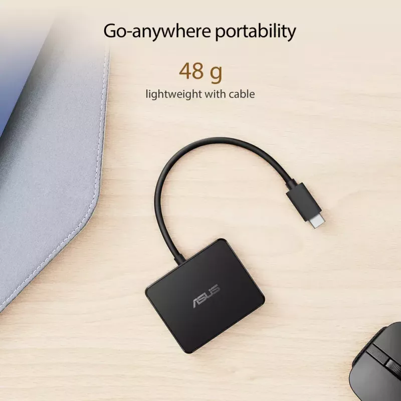 ASUS USB-C Mini Dock juhtmega USB 3.2 Gen 2 (3.1 Gen 2) USB-C must