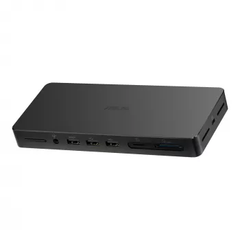 Dockingjaam ASUS DC500 Thunderbolt 4 Triple 4K, 150W PD, 3 kuvarit, 2x HDMI 2.1, 2x USB‑A, 2x USB2.0, RJ‑45, MicroSD