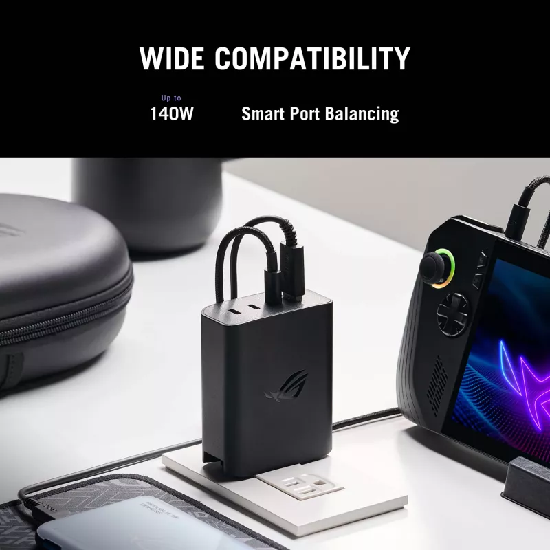 ASUS ROG 140W USB-C GaN Universal Must AC Fast charging Indoor