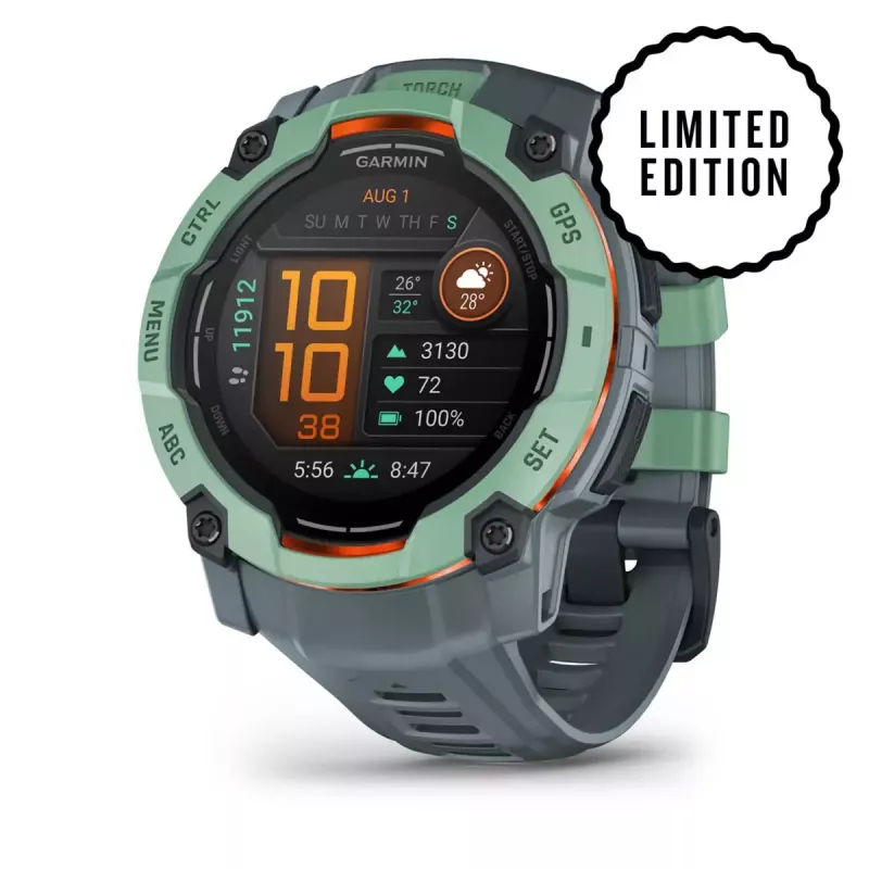 Nutikell GARMIN Instinct 3 AMOLED — 50 mm korpus, AMOLED 1,3 tolli, GPS/GLONASS/Galileo, 10 ATM, 24-päevane aku
