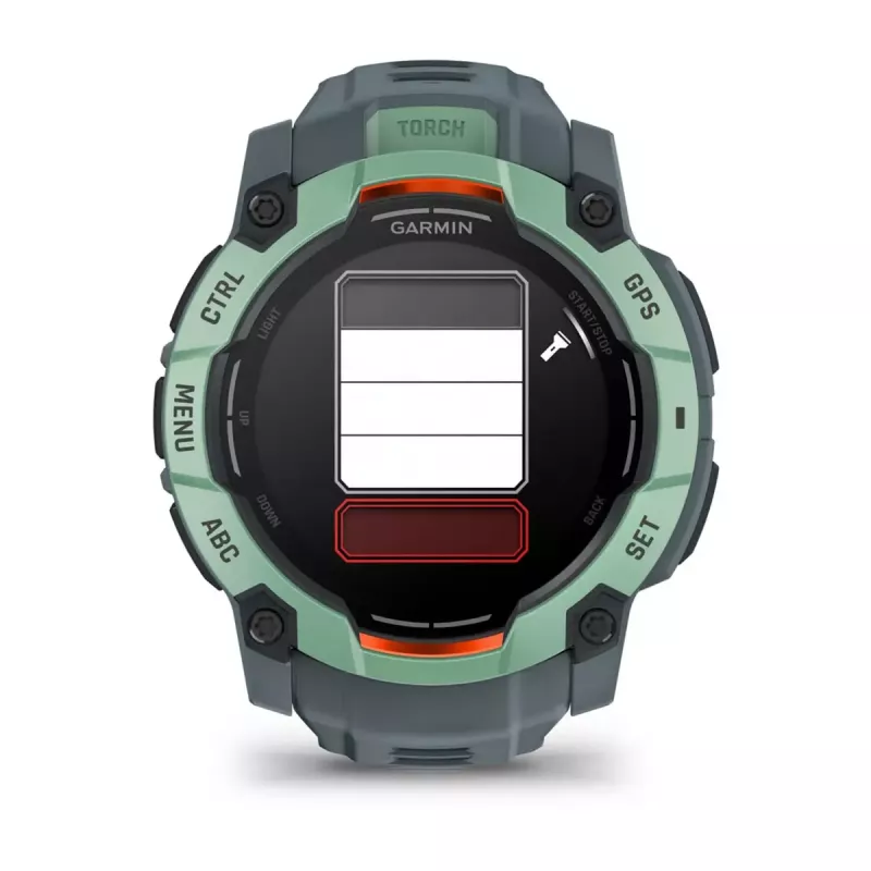 Nutikell GARMIN Instinct 3 AMOLED — 50 mm korpus, AMOLED 1,3 tolli, GPS/GLONASS/Galileo, 10 ATM, 24-päevane aku