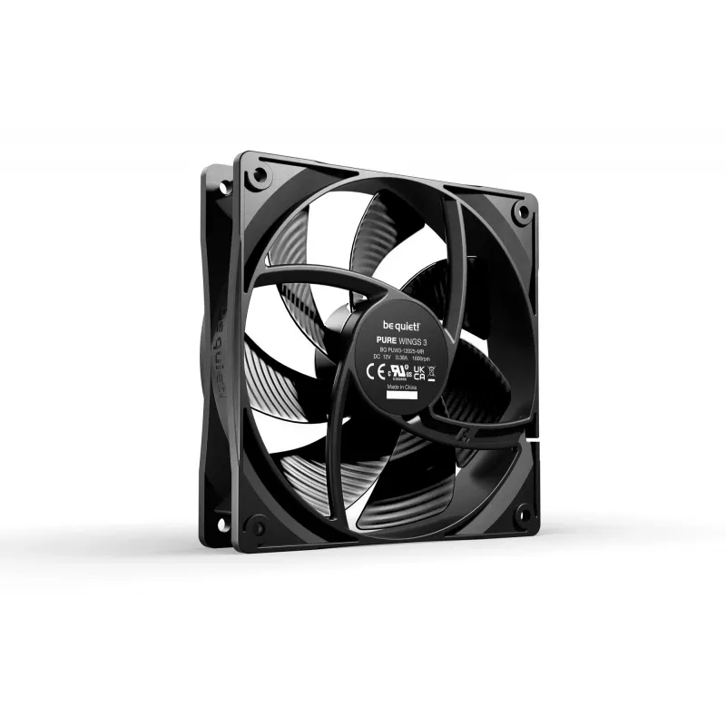 be quiet Pure Wings 3 120mm Arvutikorpuse ventilaator 12 cm Must 1 tk