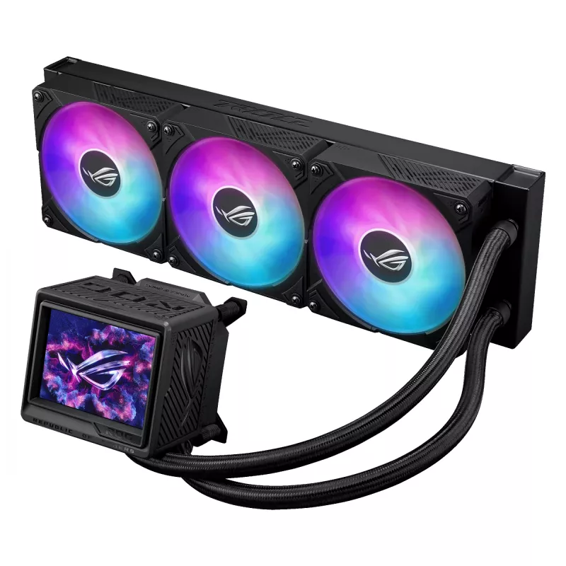 ASUS ROG Ryujin III 360 ARGB Extreme arvutikorpuse vedelikjahutus 12 cm Must